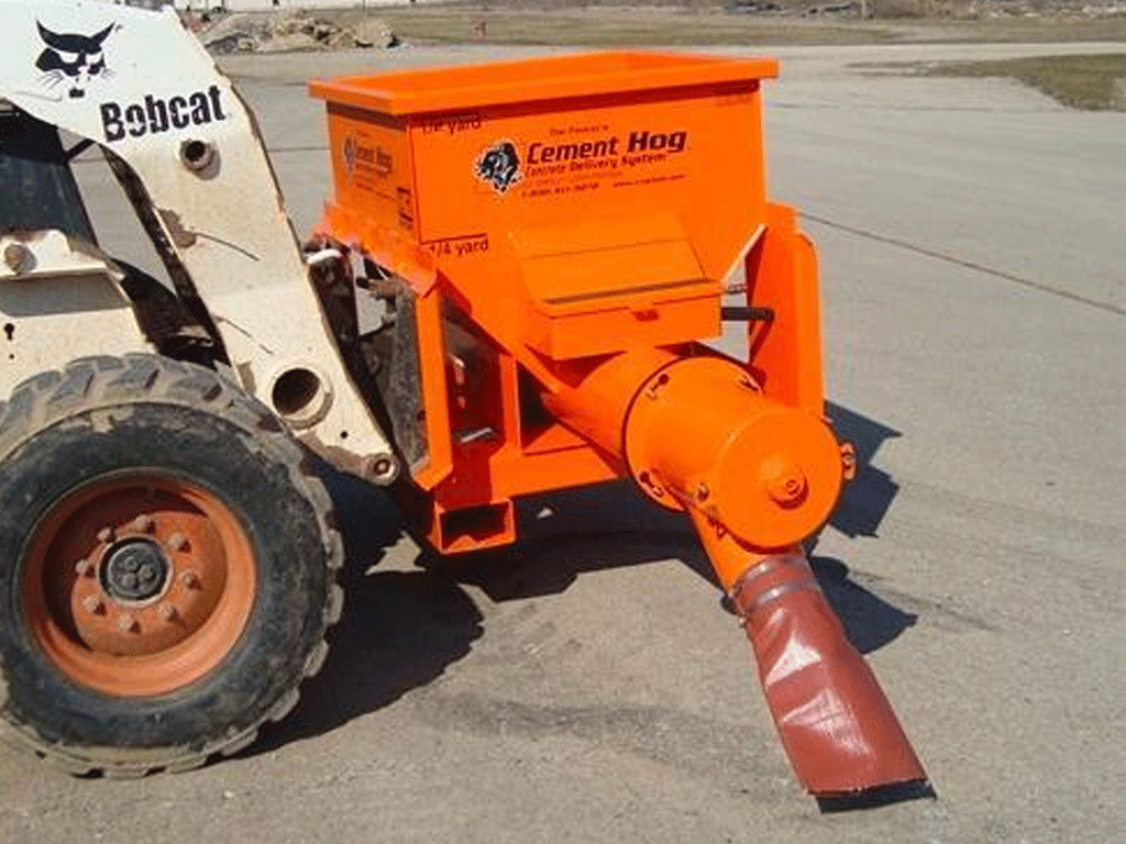 EZG Cement Hog for skid steer loaders
