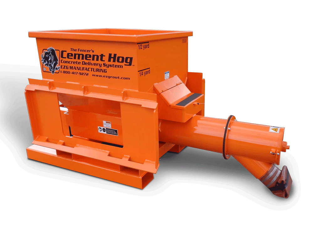 EZG Cement Hog for skid steer loaders