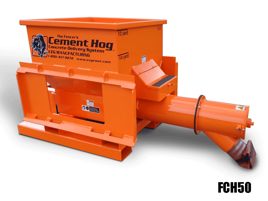EZG Cement Hog for skid steer loaders