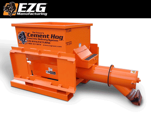 EZG Cement Hog for skid steer loaders