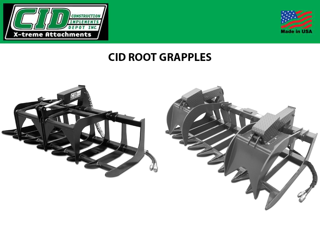 Cid Root Rake CID Root Grapples for Tractors
