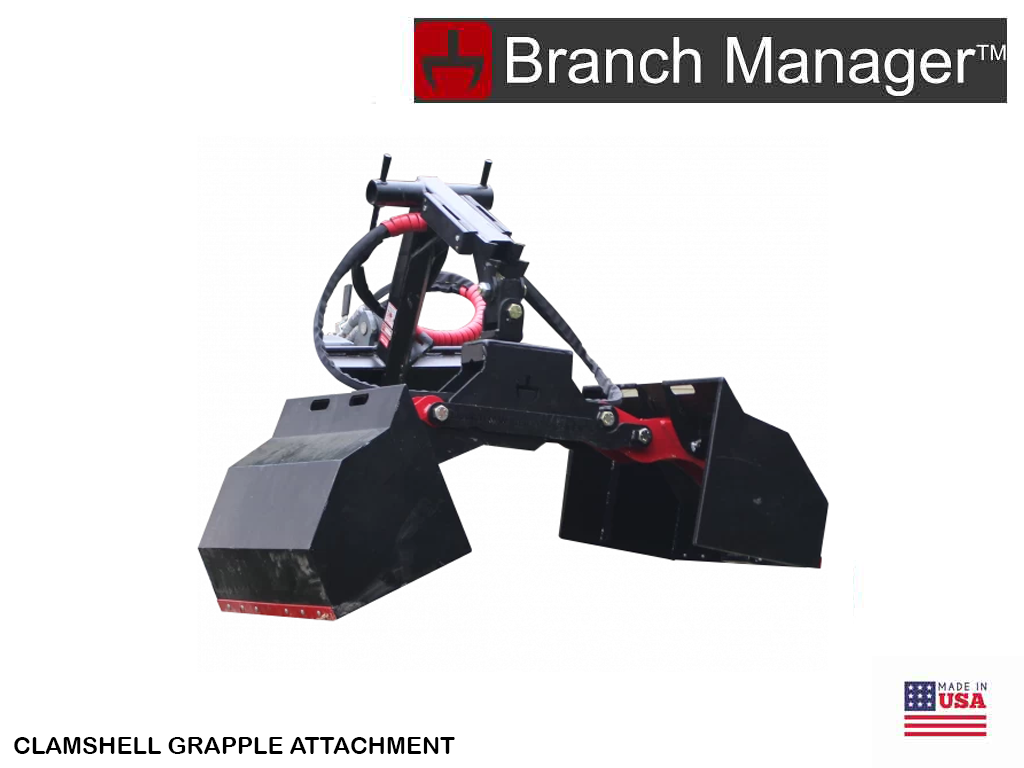 Branch Manager BMG Clamshell Grapple Attachment