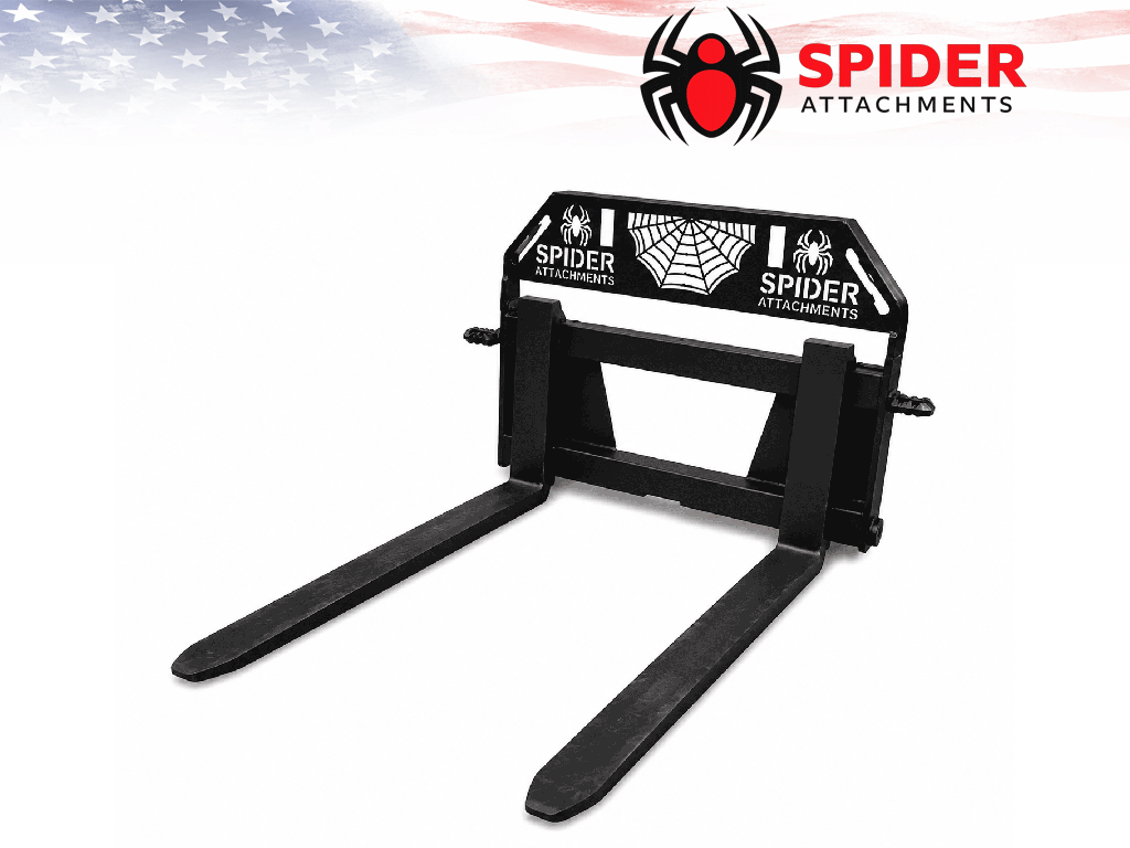 SPIDER ATTACHMENTS 8,500 Lb. Capacity | Class 3 Fork Tines | Built for Heavy Lifting