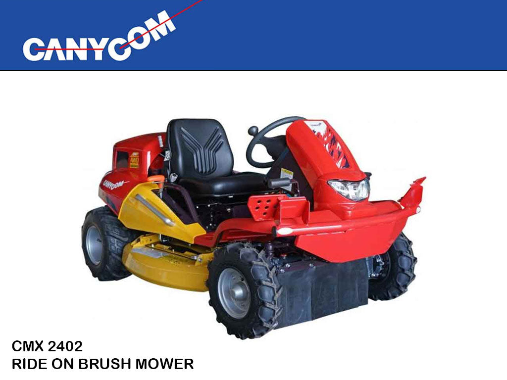 Desbrozadora con operador a bordo Canycom CMX 2402