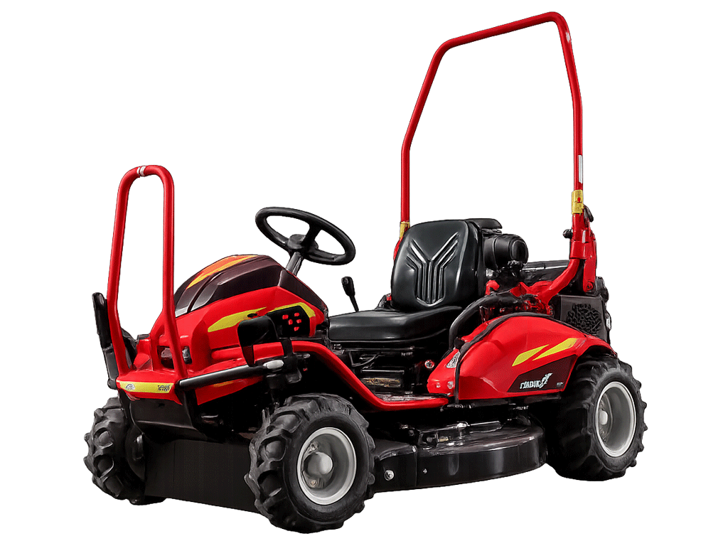 Canycom CMX2414 Ride-On Brush Cutter | 22 HP Honda 4WD Brush Mower for Heavy-Duty Land Clearing