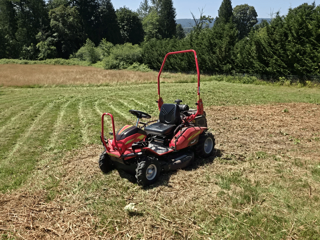 Canycom CMX2414 Ride-On Brush Cutter | 22 HP Honda 4WD Brush Mower for Heavy-Duty Land Clearing