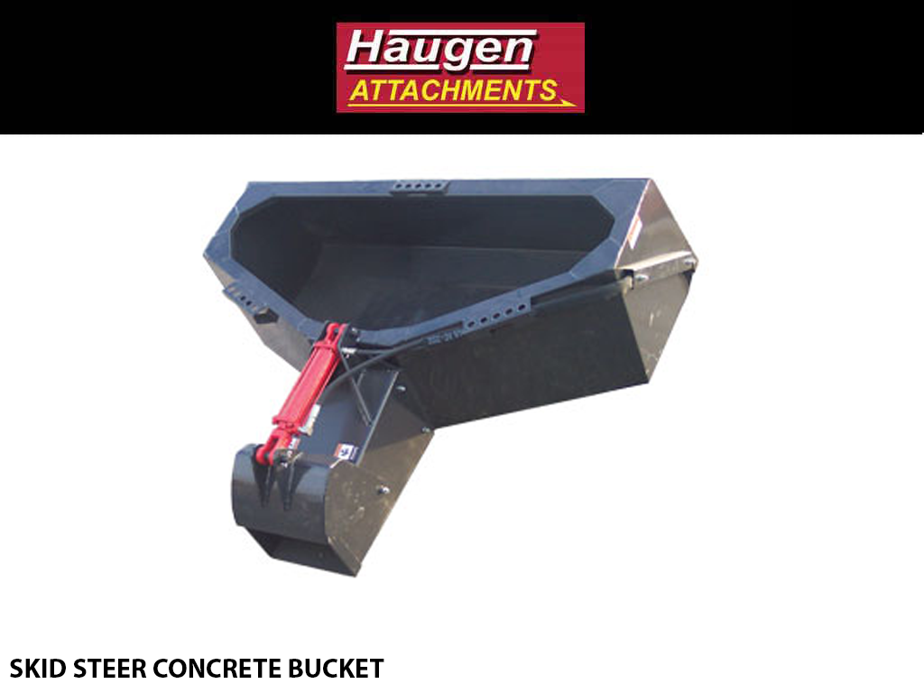 HAUGEN CONCRETE BUCKET FOR SKID STEERS
