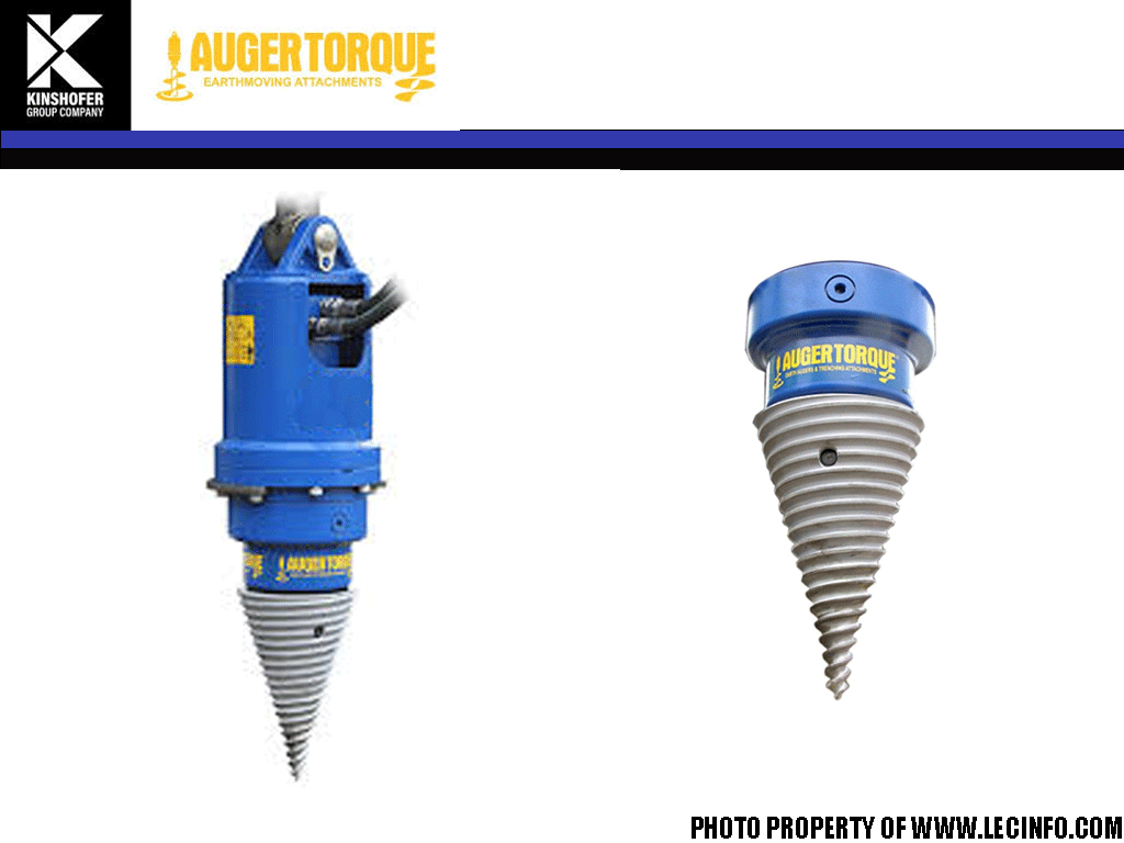 Auger Torque Log Splitter for Excavators & Skid Steers | Cone Log Splitter
