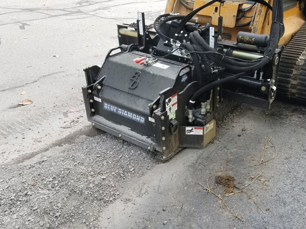 BLUE DIAMOND High Flow Cold Planer for Skid Steer 16" to 30" wide