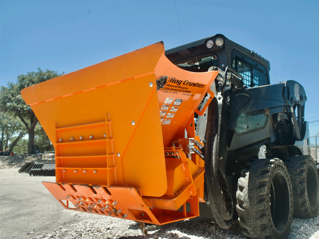 EZG crusher for skid steer