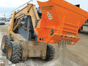 EZG crusher for skid steer