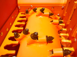 EZG crusher for skid steer