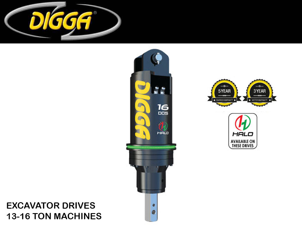 DIGGA auger drives for excavators, 28700 - 35300 lbs. machines