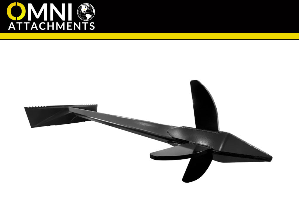 Omni Attachments demo pole for mini loader
