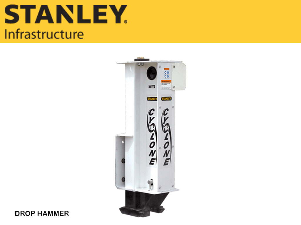 STANLEY DROP HAMMER for skid steer loaders