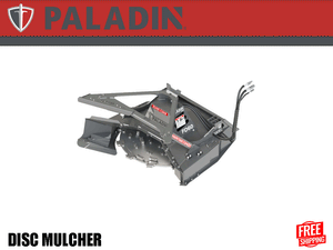 Trituradora de discos forestal de alto caudal PALADIN FD60 para minicargadora