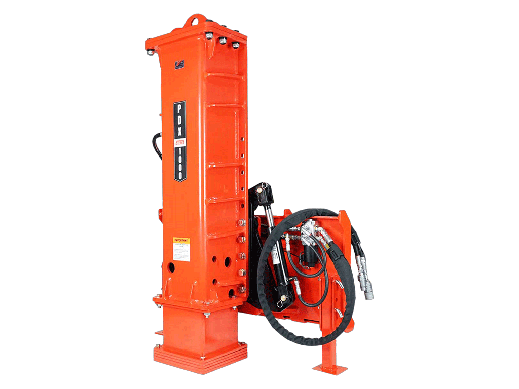 ETERRA Skid Steer PDX-1000 Post Driver Attachment