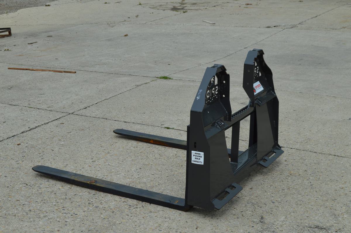 Conjuntos de horquillas para palés de servicio pesado SPIDER para minicargadoras