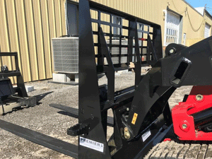 PREMIER Duo-Tach Combo Pallet Forks for skid steers & mini loaders