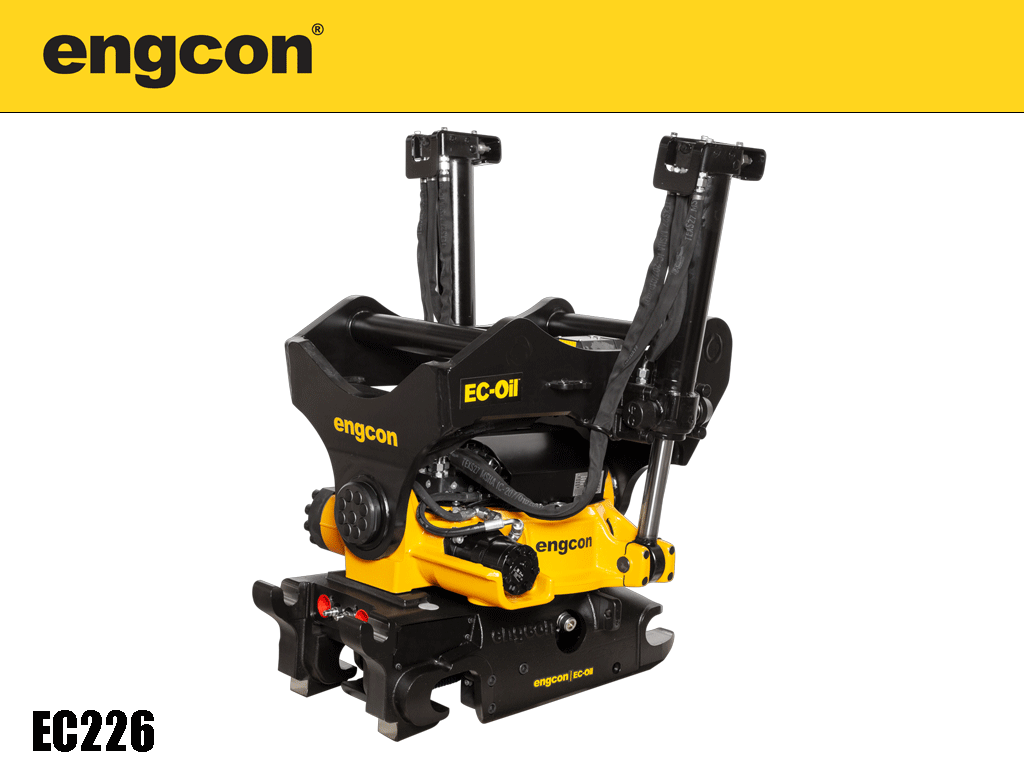 ENGCON EC226 tiltrotator coupler for 41900 to 57300 lbs. excavators