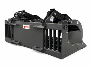 Spider Attachments Extreme Duty Rock Grapple For Skid Steer Loader