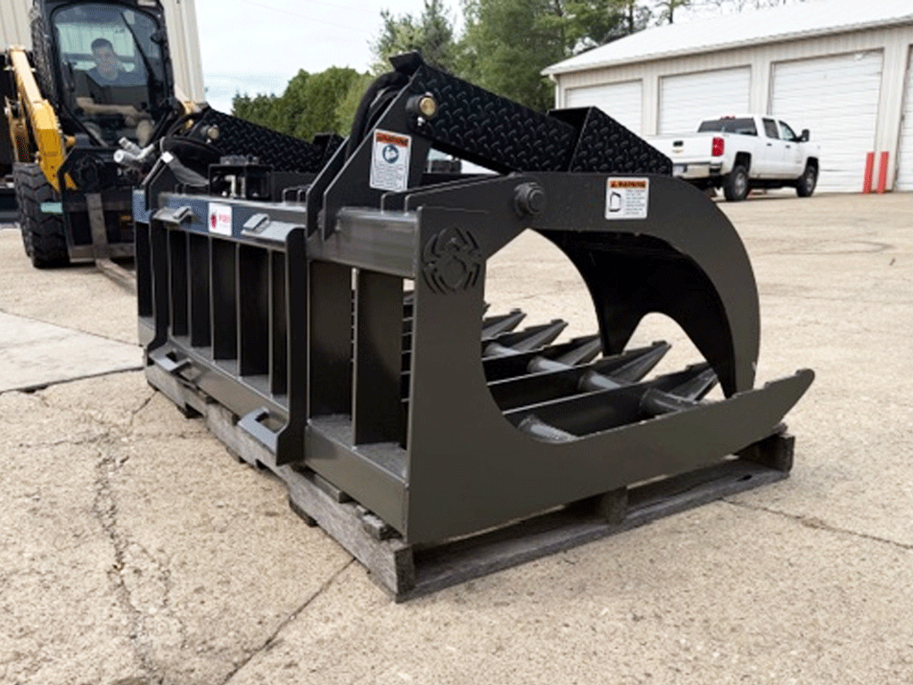 Spider Attachments Extreme Duty Root Grapple for Skid Steer