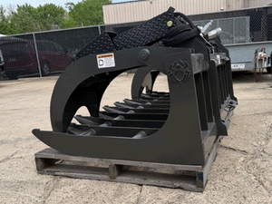 Spider Attachments Extreme Duty Root Grapple for Skid Steer