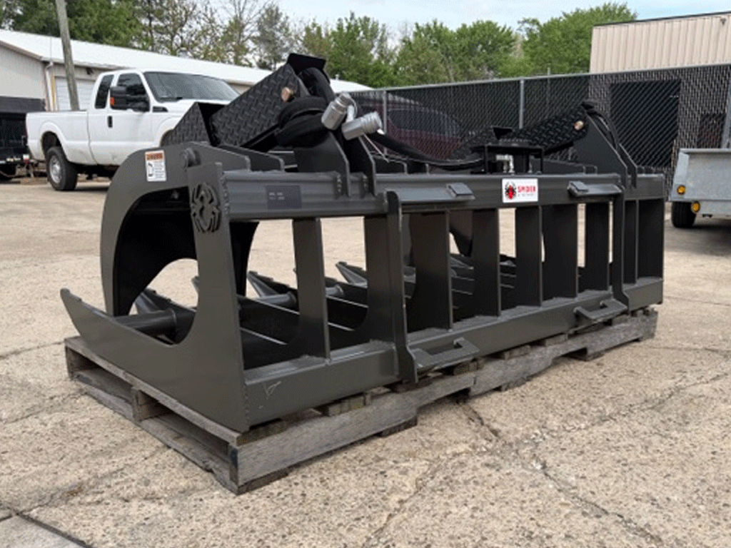 Spider Attachments Extreme Duty Root Grapple for Skid Steer