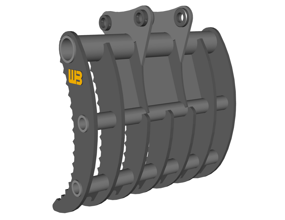 WERK BRAU Grading Rakes for Excavators 59,000 - 150,000 lbs (30, 35, 40 & 50MT)
