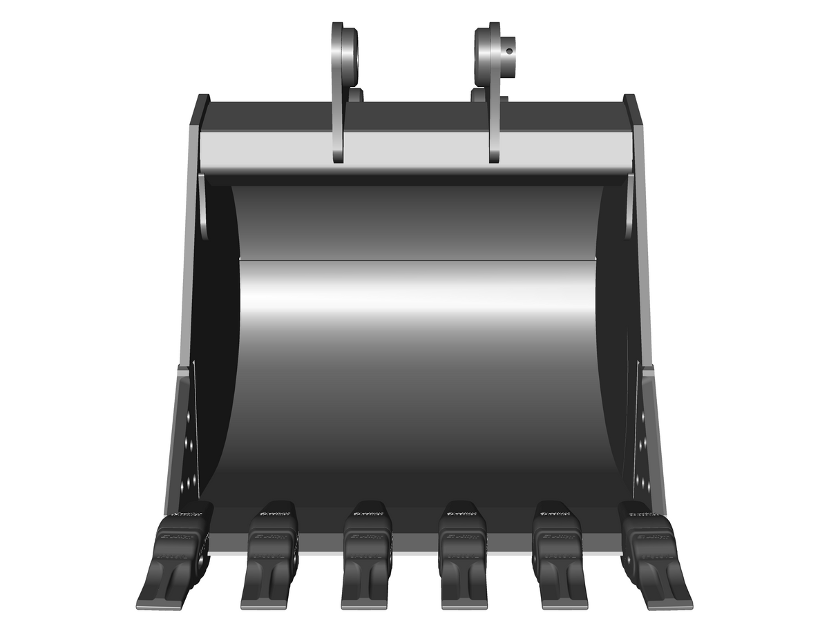 WERK-BRAU Dirt Buckets for 42,000 - 50,000 lbs. Excavators (20MT)