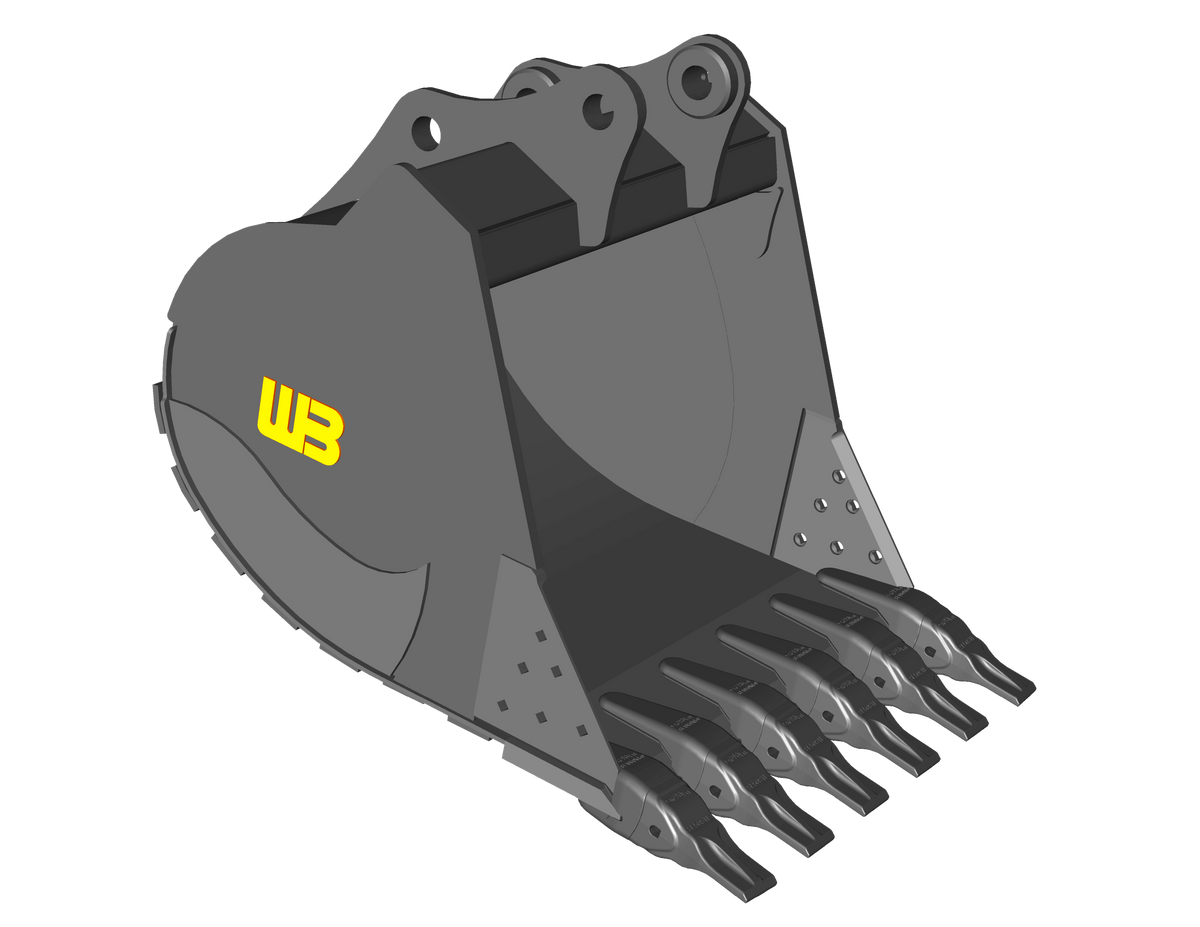 WERKBRAU Dirt Buckets for 24,000 32,500 lbs. Excavators (12MT)