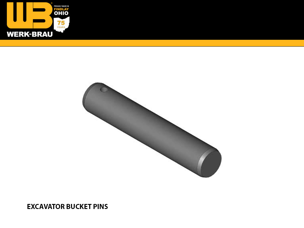 WERK-BRAU BUCKET PINS (Mini excavator/ backhoe)