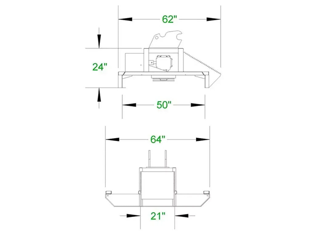 CID X-treme Excavator Brush Cutter