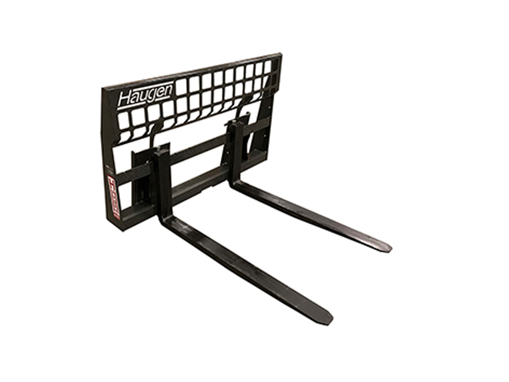 HAUGEN EXTREME DUTY PALLET FORKS FOR SKID-STEER