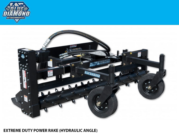 Tag Loader Rake SKID STEER: POWER RAKE Tagged