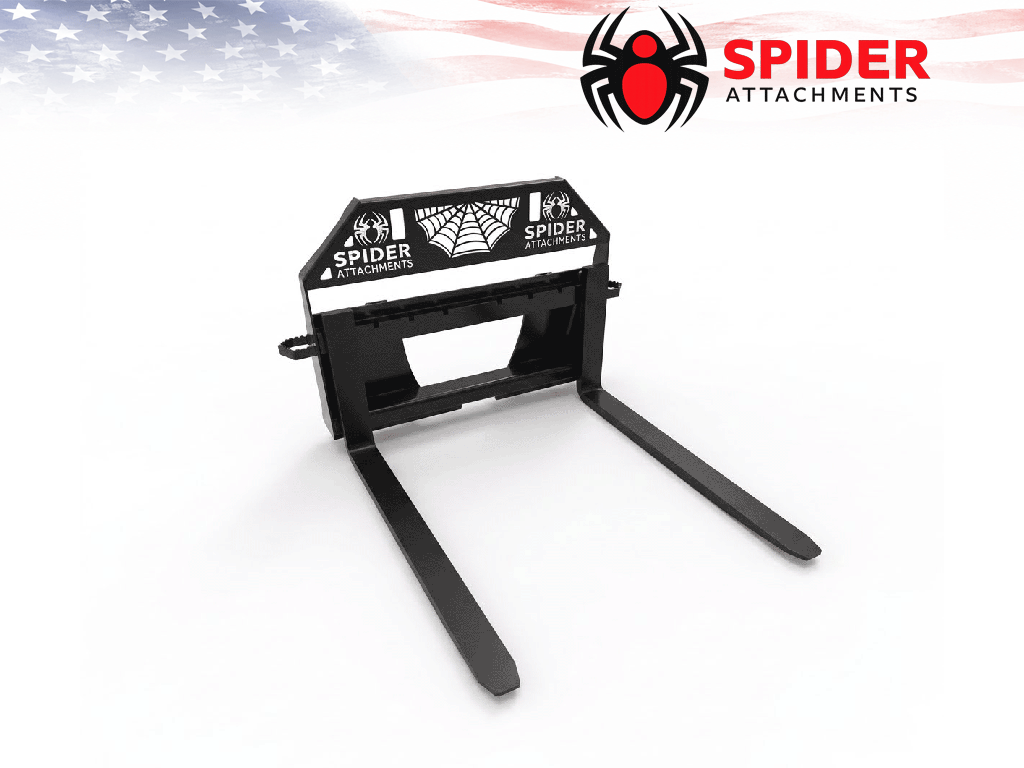 Conjuntos de horquillas para palés de alta resistencia SPIDER para minicargadoras
