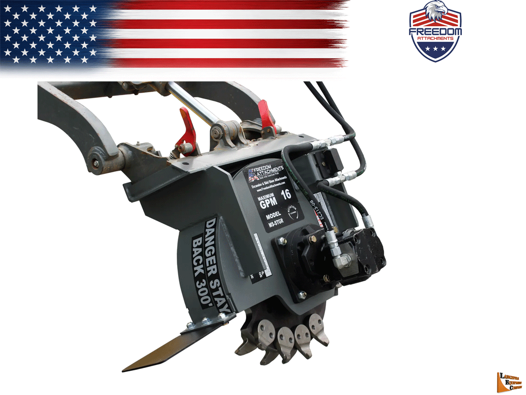 Freedom Attachments FAMSSG 2400 Mini Skid Steer Stump Grinder