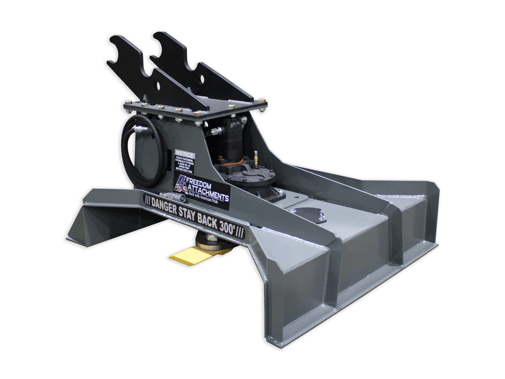 Freedom Attachments FAXBC 3600, 4200, 4800 Mini Excavator Brush Cutters