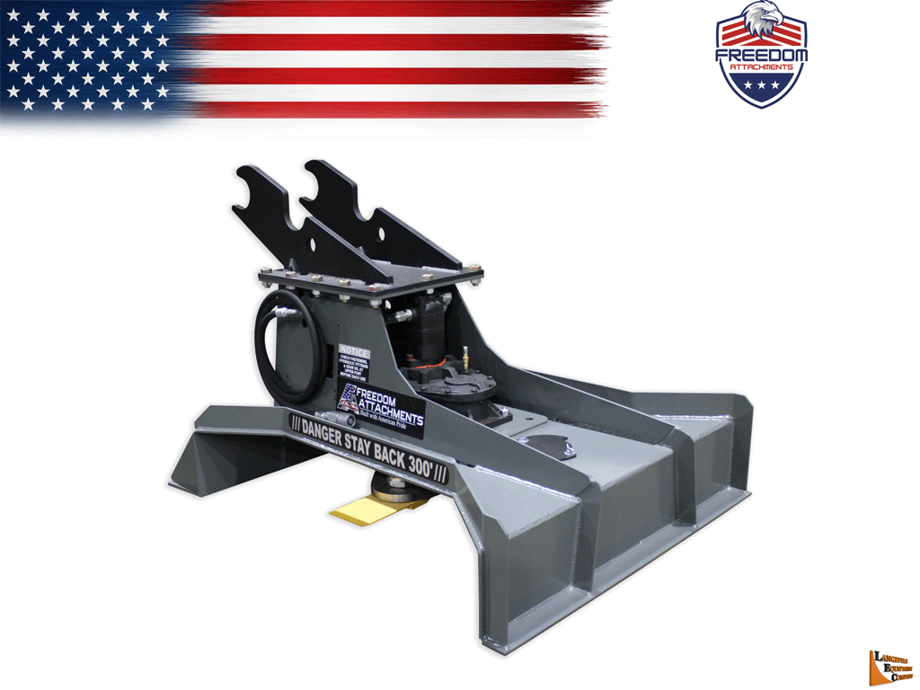 Freedom Attachments FAXBC 3600, 4200, 4800 Mini Excavator Brush Cutters