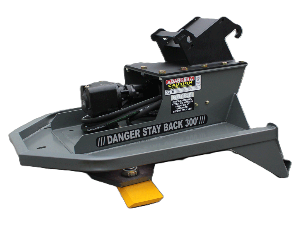 Freedom Attachments FAXBM 3600 and FAXBM 4200 Mini Excavator Brush Mowers