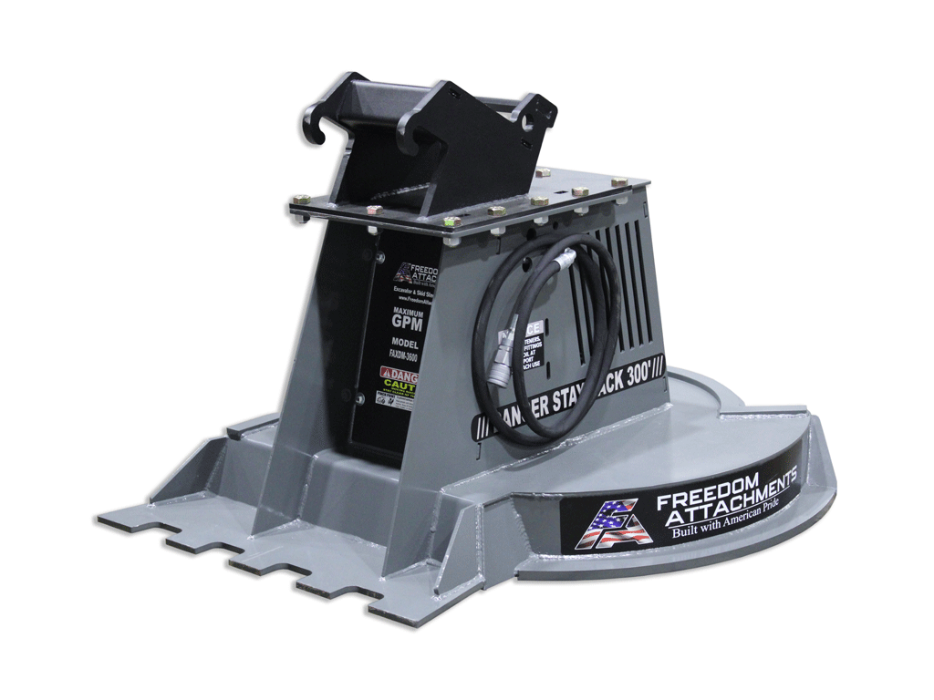 Freedom Attachments FAXDM 2800, 3600 Mini Excavator Disc Mulchers