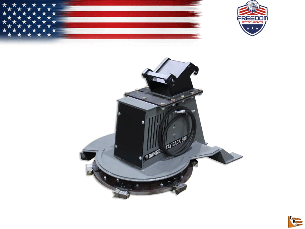 Freedom Attachments FAXDM 2800, 3600 Mini Excavator Disc Mulchers