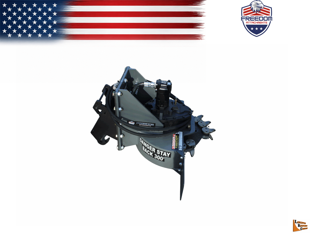 Freedom Attachments FAXSG 2400 Mini Excavator Stump Grinder