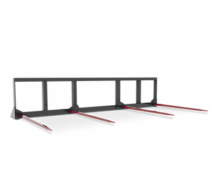 HLA Four Prong Bale Spear For Round Bales for Skid Steer