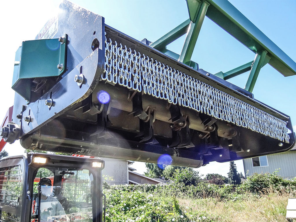 BRUSH HOUND FH series flail forestry brush mulcher for skid steers