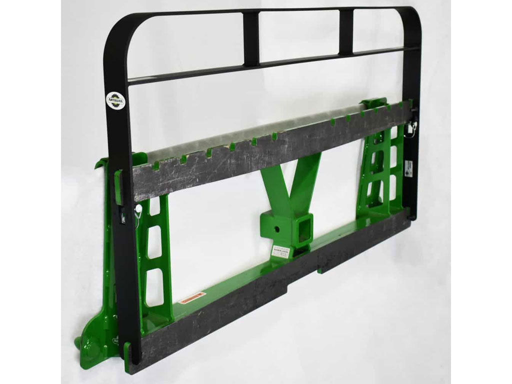 CURTIS / ARTILLIAN modular pallet forks for tractors with skid steer mounting