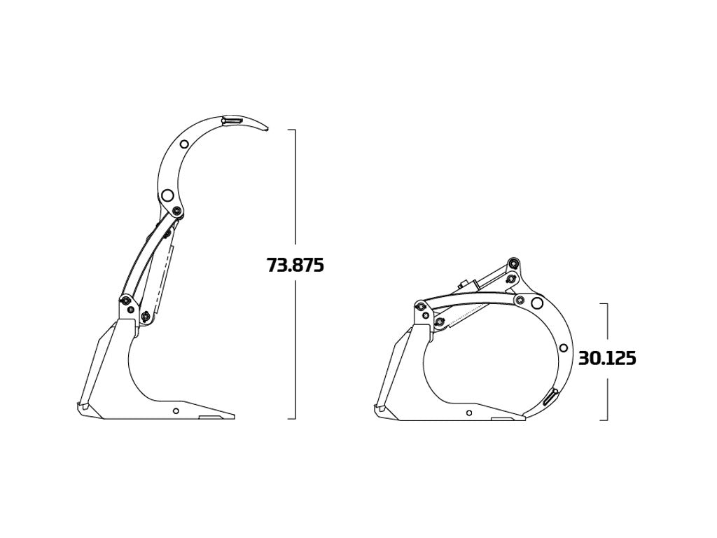 GrabTech GDX demolition grapple