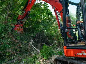 MONGO GEN2 forestry drum mulcher for 7000 - 26000 lbs. excavators