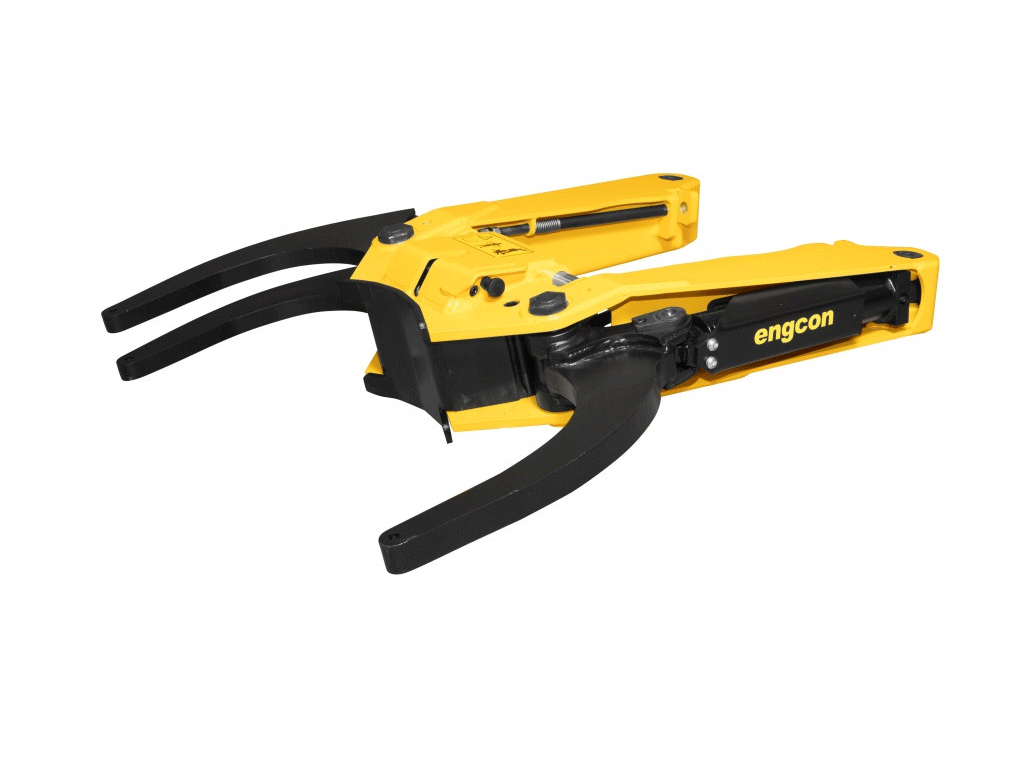 ENGCON Detachable Grabber for excavators using the ENGCON system