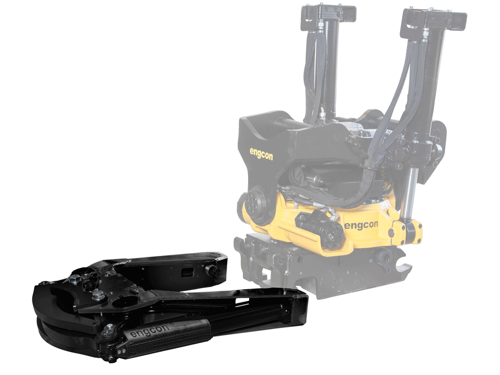 ENGCON Detachable Grabber for excavators using the ENGCON system